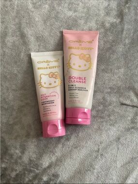 Hello Kitty Pink Hydration Lock & Double Cleanse Skincare Duo
